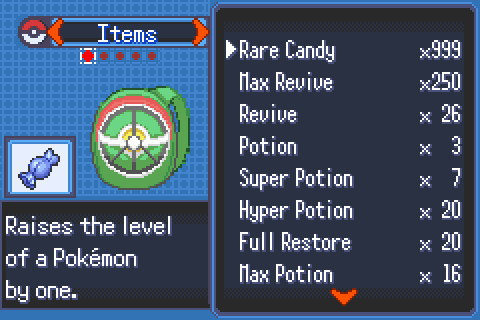 Bag showing x999