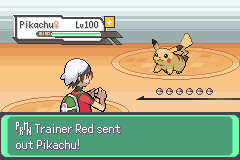 The player climbs Mt. Silver in the snow to find Red