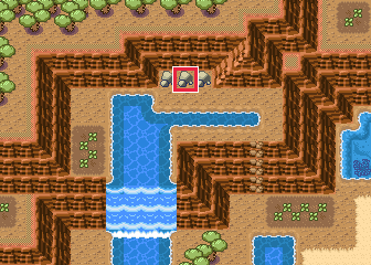 The map at Route 114, with the tile to face framed in red