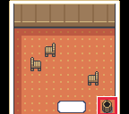 The map at Abandoned Ship · Room B1F, with the tile to face framed in red