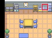 The map at Route 123 · Berry Master's House, with the tile to face framed in red